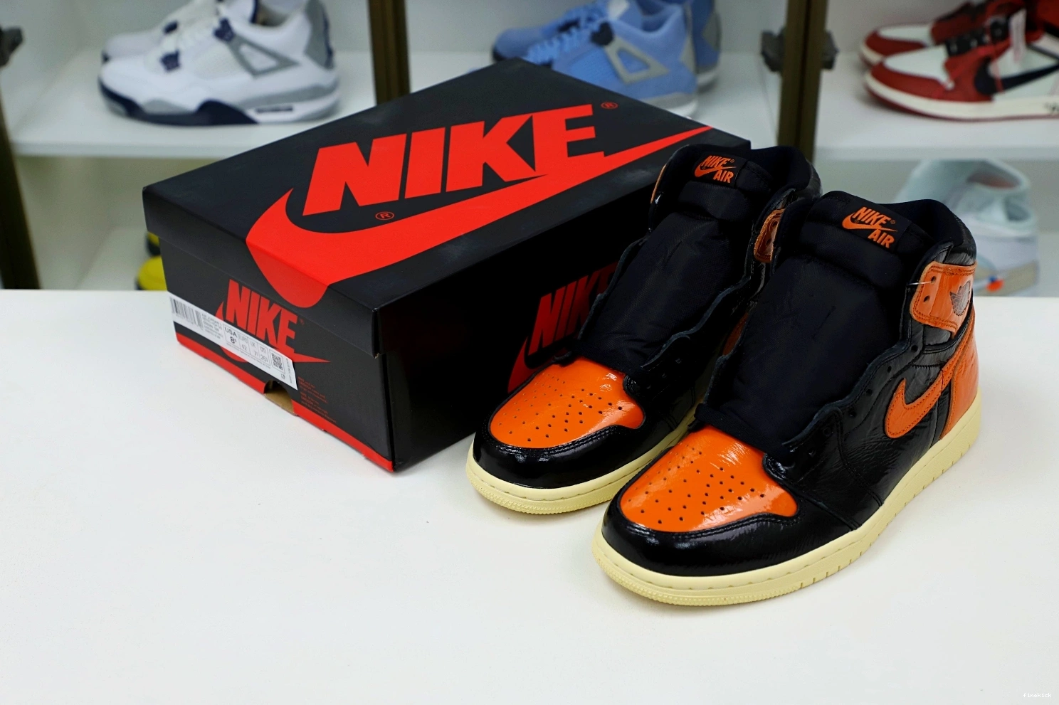 OG AIR JORDAN 1 BACKBOARD HIGH 3.0' RETRO 'SHATTERED 0902